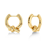 Novel knot Hoops L Gold