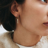 Peak Spike Hoops Gold