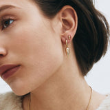 Peak Spike Hoops Gold