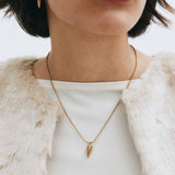 Peak Spike Necklace Gold