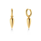 Peak Spike Hoops Gold