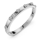 Stud Bangle Steel