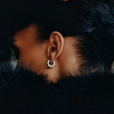 Stud Hoops Steel