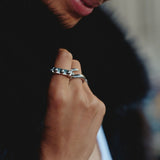 Stud Ring Silver