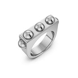 Stud Ring Silver