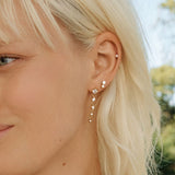 Teeny Earrings Gold