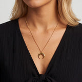Wishbone Necklace L Gold