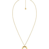 Wishbone Necklace L Gold