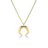 Wishbone Necklace L Gold