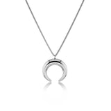 Wishbone Necklace L Steel