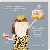 Girls Birthday - Card