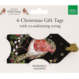 Wild Press Woodland Wreath - 6pkt - Christmas Gift Tag
