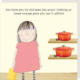 Orange Pots - Humour Card