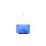 Blue Glass Incense Burner