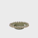 Sigrid Frill Dish Small Green & Grey