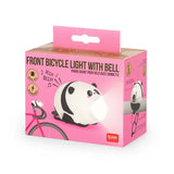 Rechargeable Front Bike Light with Bell - Panda