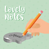 Adhesive Notepad - Kitty Love