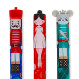 Set of 3 Christmas Erasable Gel Pen - Nutcracker, Ballerina & Mouse