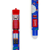 Set of 3 Christmas Erasable Gel Pen - Nutcracker, Ballerina & Mouse