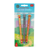 Erasable Gel pen - Set Of 3 Fur-Ever-Friends