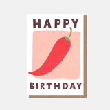 Birthday Chilli - Mini Card