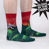Men's Crew Socks - Dinosaur Days