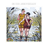 Rund Um's Freibad Anniversary Card