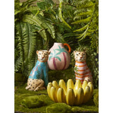 Pierson Leopard Vase - Orange/Pink