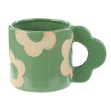 Posey Flower Mug - Green