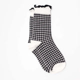 Gingham Socks – Black