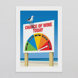 Chance Of Wine - Art Print