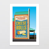 Cheese Rolls - Art Print