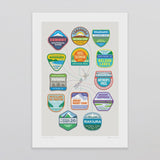 National Parks Art Print