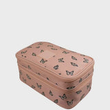 Blush Butterfly - Double Zip Utility