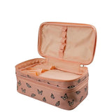 Blush Butterfly - Double Zip Utility
