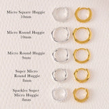 Super Micro Round Huggies 8mm