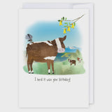 I HERD It Was Your Birthday - Card