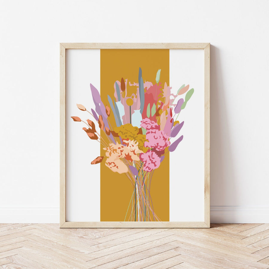 Summer Dried Floral - A3 Print