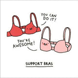 Support Bras - Card