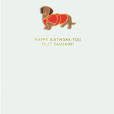 Silly Sausage Pin Card