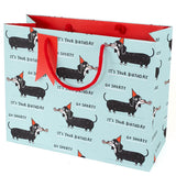 Large-Sausage Dog Happy Birthday - Gift Bag