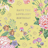 Posy Yellow - Birthday Card