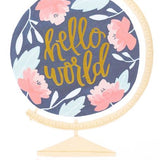 Welcome Baby Globe Card