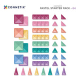 CONNETIX - Pastel Starter Pack 64 pc
