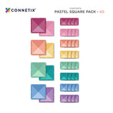 CONNETIX - Pastel Square Pack 40 pc