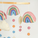 Mobile - Handmade Felted Rainbows