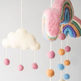 Mobile - Handmade Felted Rainbows