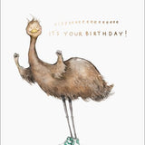 Emu Birthday - Foil Card