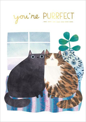 You're Perfect Cats - Foil Card