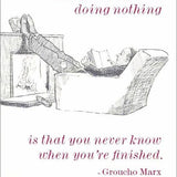 Doing Nothing - Card